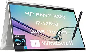 HP ENVY X360 15 FHD Touchscreen 2-in-1 Laptop i7 32GB 1TB SSD