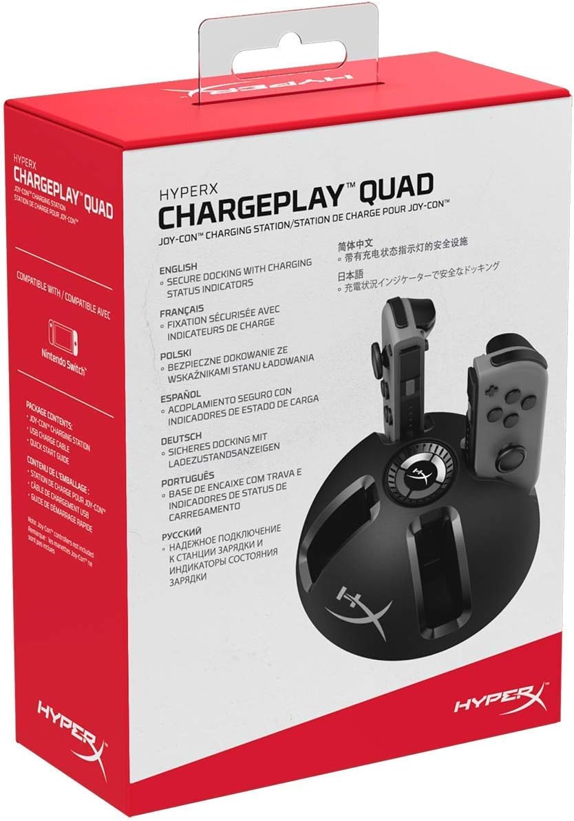 HyperX HX-CPQD-U Chargeplay Quad Joy-Con Charging Station