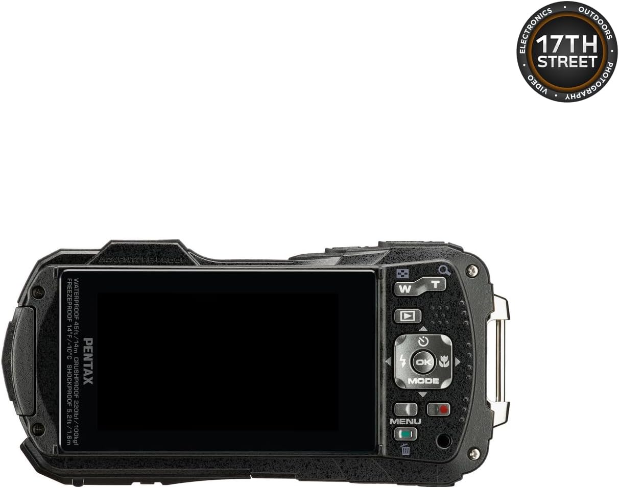 Pentax PEN02136-KIT1 WG-90 Waterproof Camera Bundle