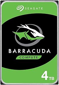 Seagate ST4000DM004 4TB BarraCuda SATA Internal Hard Drive