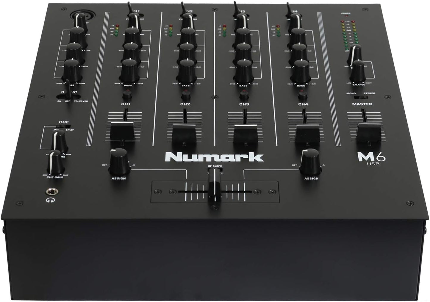 Numark M6USBBLACK 4-Channel DJ Mixer USB Interface
