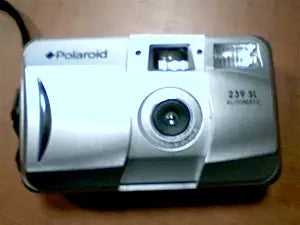 Polaroid 239 SL Automatic 35mm Film Camera - Silver — main product image