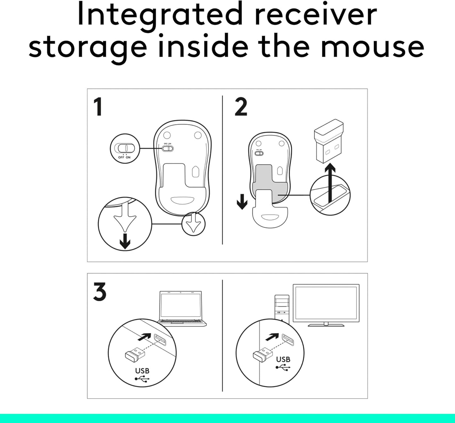 Logitech 910-003635 M185 Red Wireless Mouse