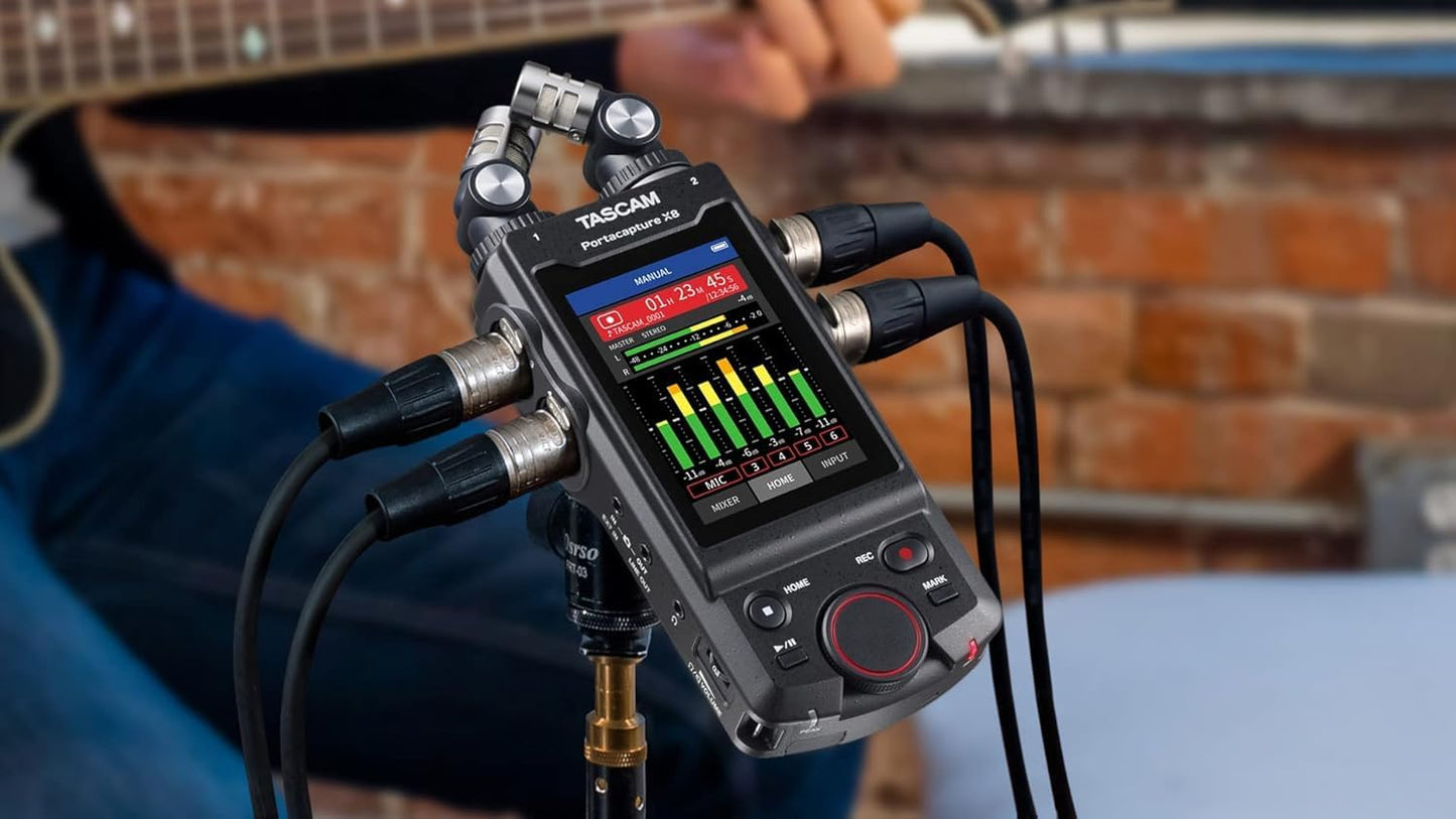 Tascam Portacapture X8 High Resolution Portable Recorder