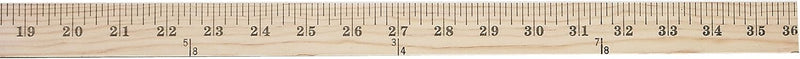 Westcott 10420 - Wood Yardstick - 36 Inch Ruler — main product image
