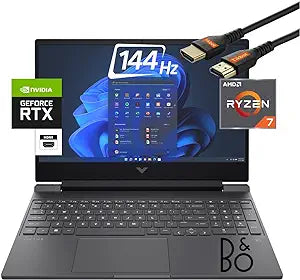 HP Victus 15 Gaming Laptop Ryzen 7 RTX 3050 Ti 144Hz — main product image