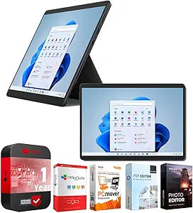 Microsoft E9MS8PQ00017 Surface Pro 8 i5 8GB/256GB Graphite Bundle