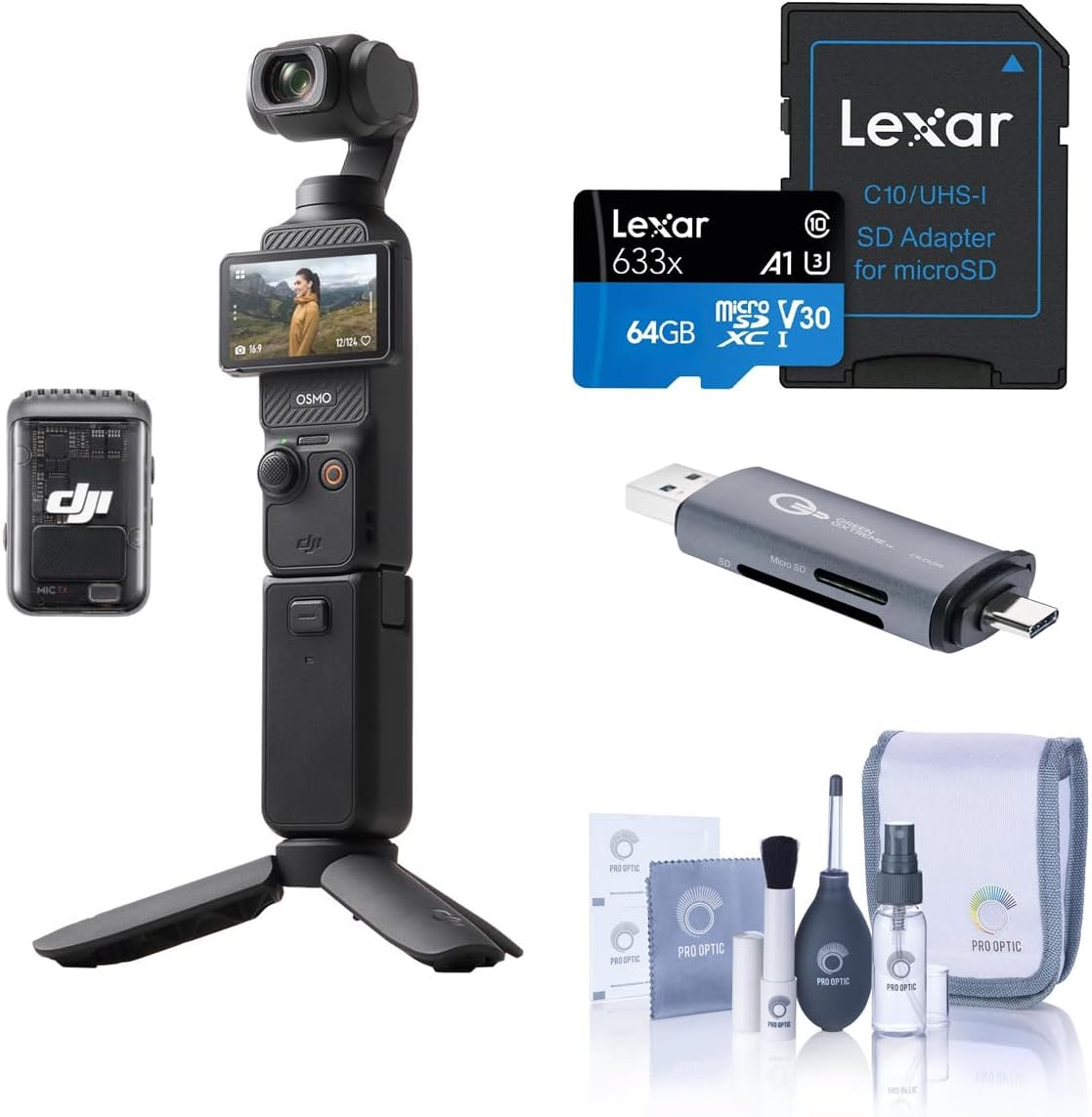 DJI Osmo Pocket 3 4K Gimbal Camera Creator Combo