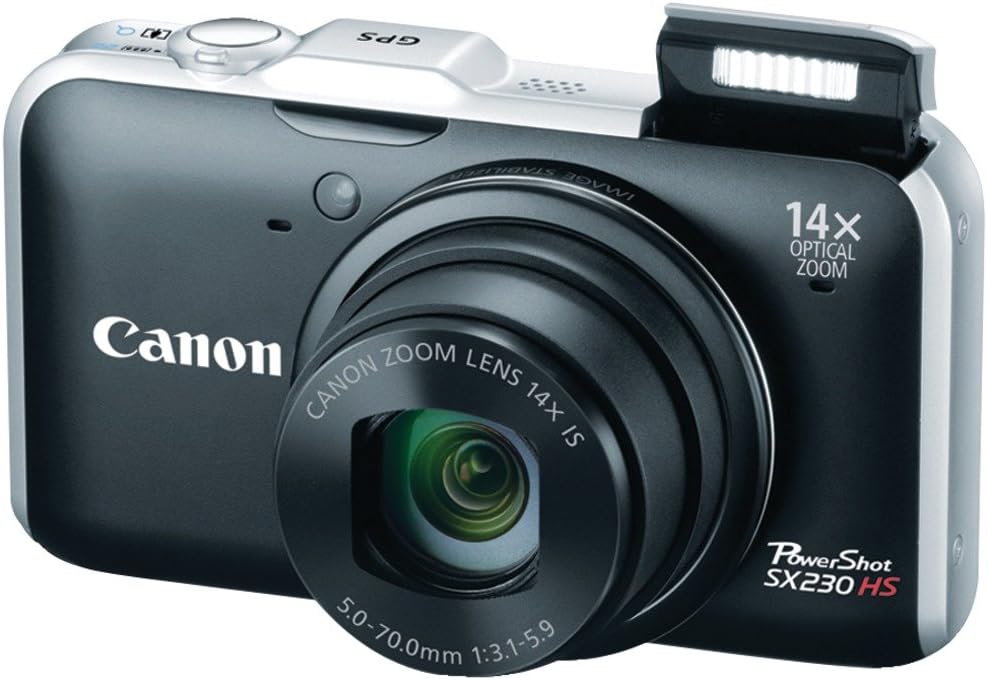 Canon 5043B001 PowerShot SX230 HS 12.1MP Camera Black