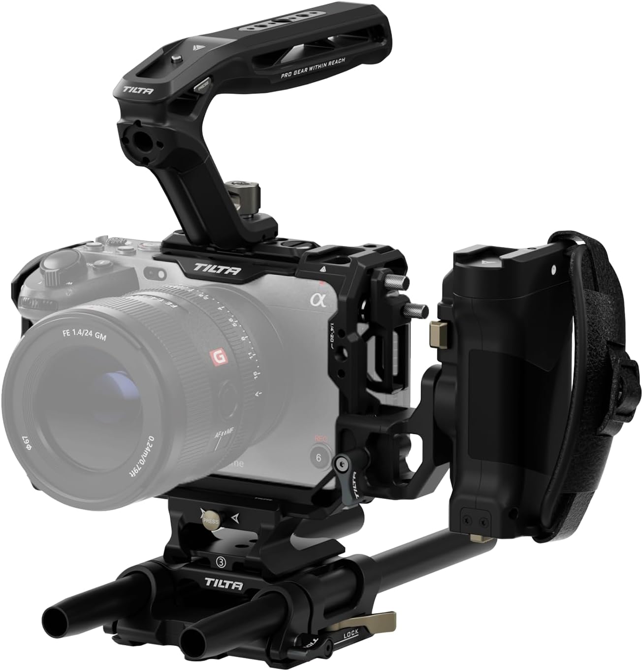 Tilta TA-T16-C-B TX Sony FX3/FX30 Camera Cage Pro Kit