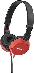 Sony MDR-ZX100/RED ZX-Series Monitor Headphones - Red