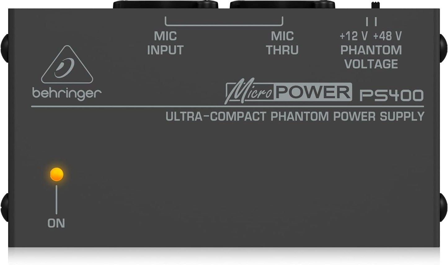 Behringer PS400 Micropower Ultra-Compact Phantom Power Supply