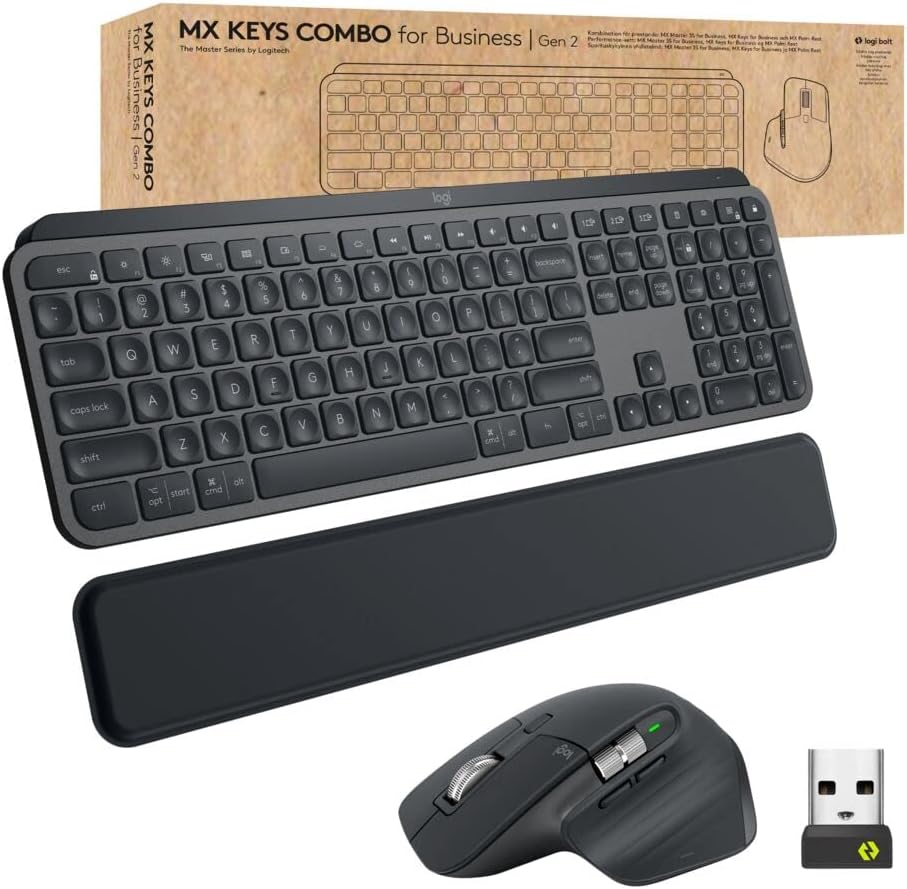 Logitech 920-010923 MX Keys Business Combo Graphite