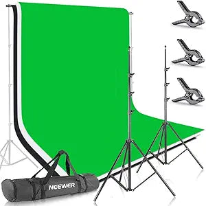 Neewer Backdrop Stand 8.5ft x 10ft Photo Video Studio Kit
