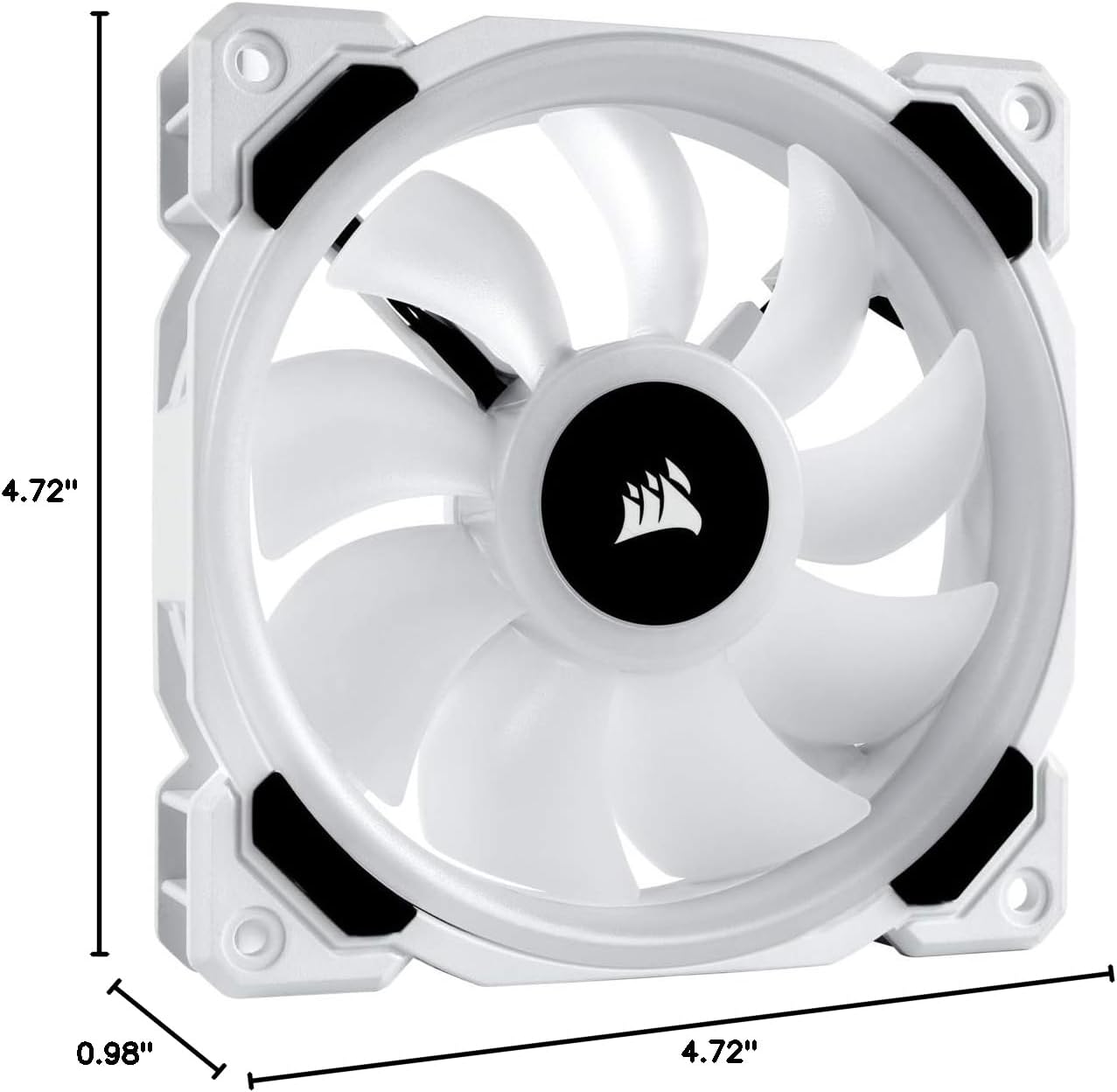 Corsair CO-9050092-WW LL120 RGB White Fan Triple Pack