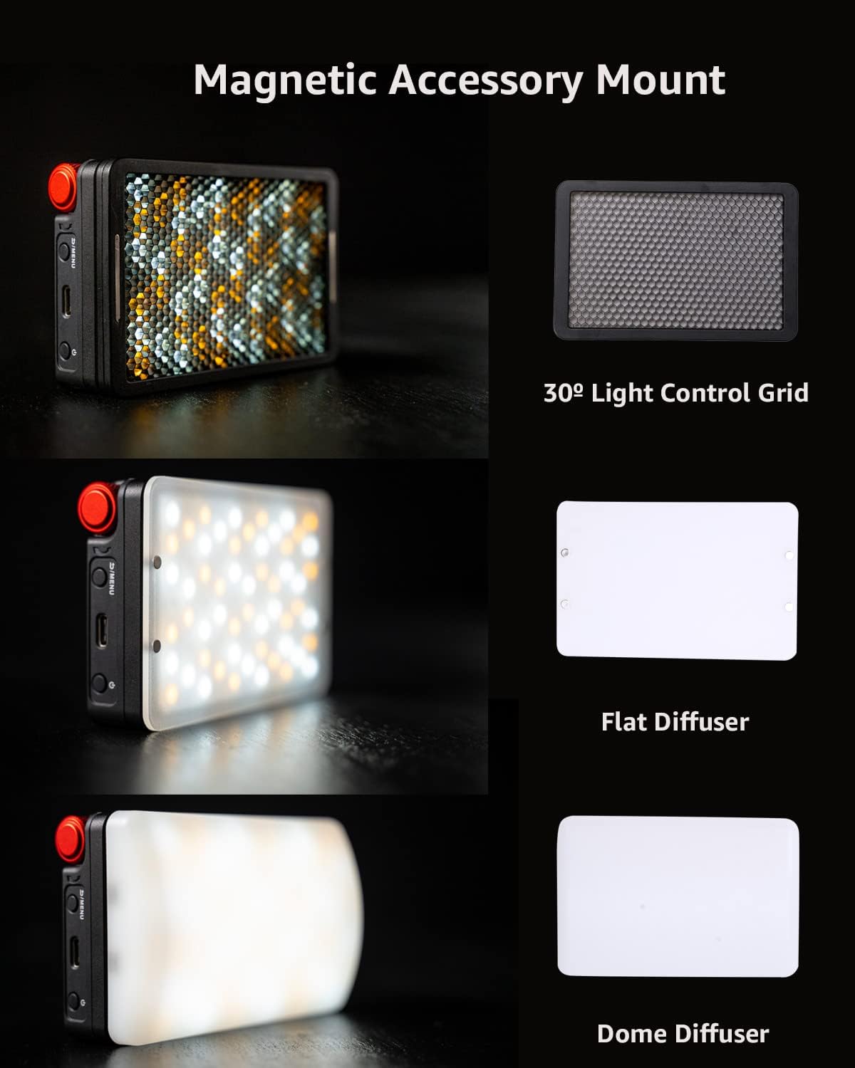 Aputure MC Pro Camera Lights RGBWW Lensed Mini LED Panel