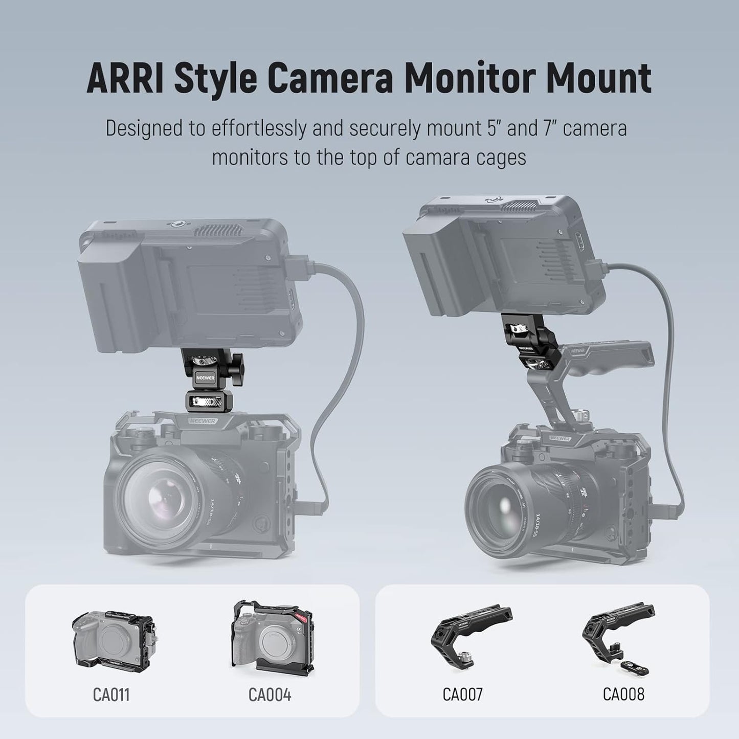 Neewer MA004 Camera Monitor Mount with ARRI Locating