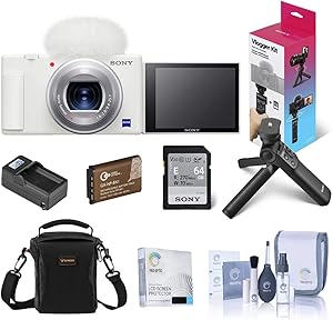 Sony Vlog ZV-1 Compact 4K Camera Bundle White — main product image