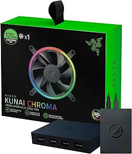 Razer Kunai Hydraulic 120MM ARGB PC Fan Controller Bundle