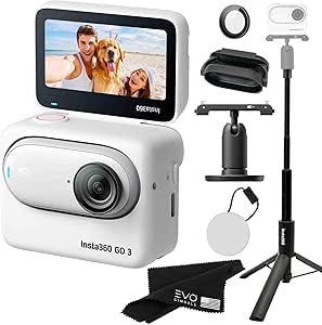 Insta360 CINSABKA-128GB GO 3 Action Camera Bundle