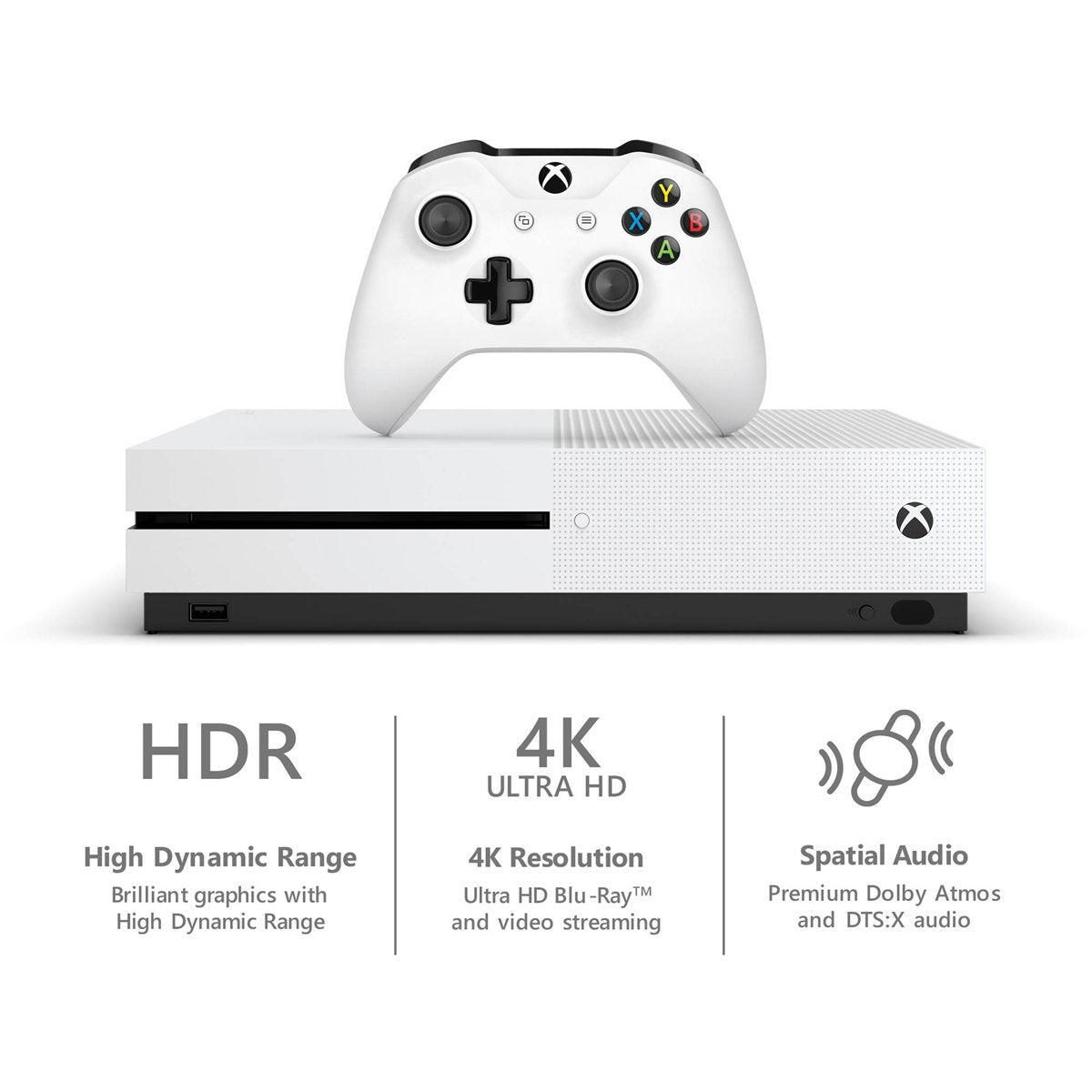 Microsoft ZQ9-00317 Xbox One S 500GB Madden NFL 18 Bundle