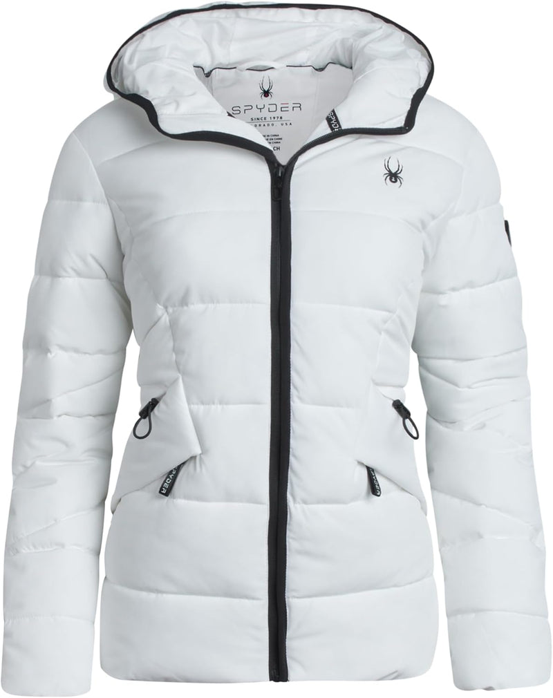 Spyder Women's Puffer Jacket Water-Resistant Hooded Winter Coat — main product image