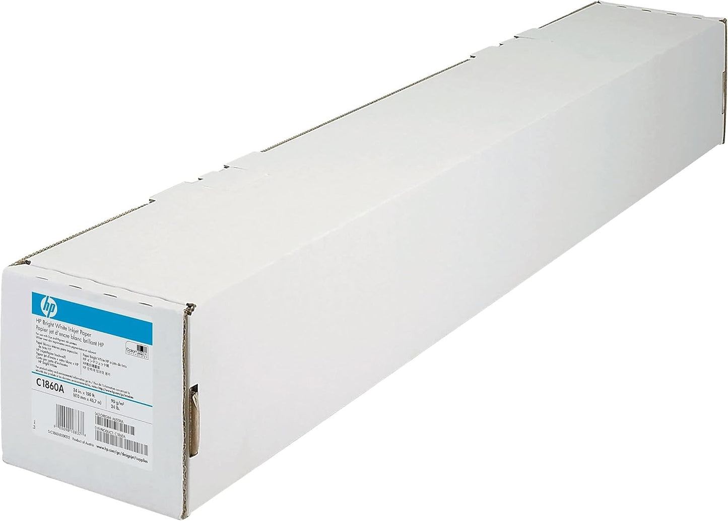 HP C1860A 24 lb Inkjet Bond Paper - 24" x 150 ft Roll