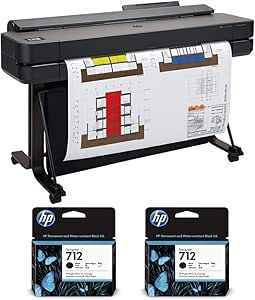 HP DesignJet T650 36" Wireless Plotter with Ink