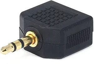 Monoprice 107204 3.5mm Stereo Splitter Gold Plated — main product image