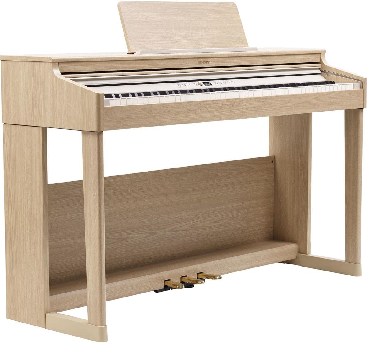 Roland RP701 88-Key Digital Piano Bundle Light Oak