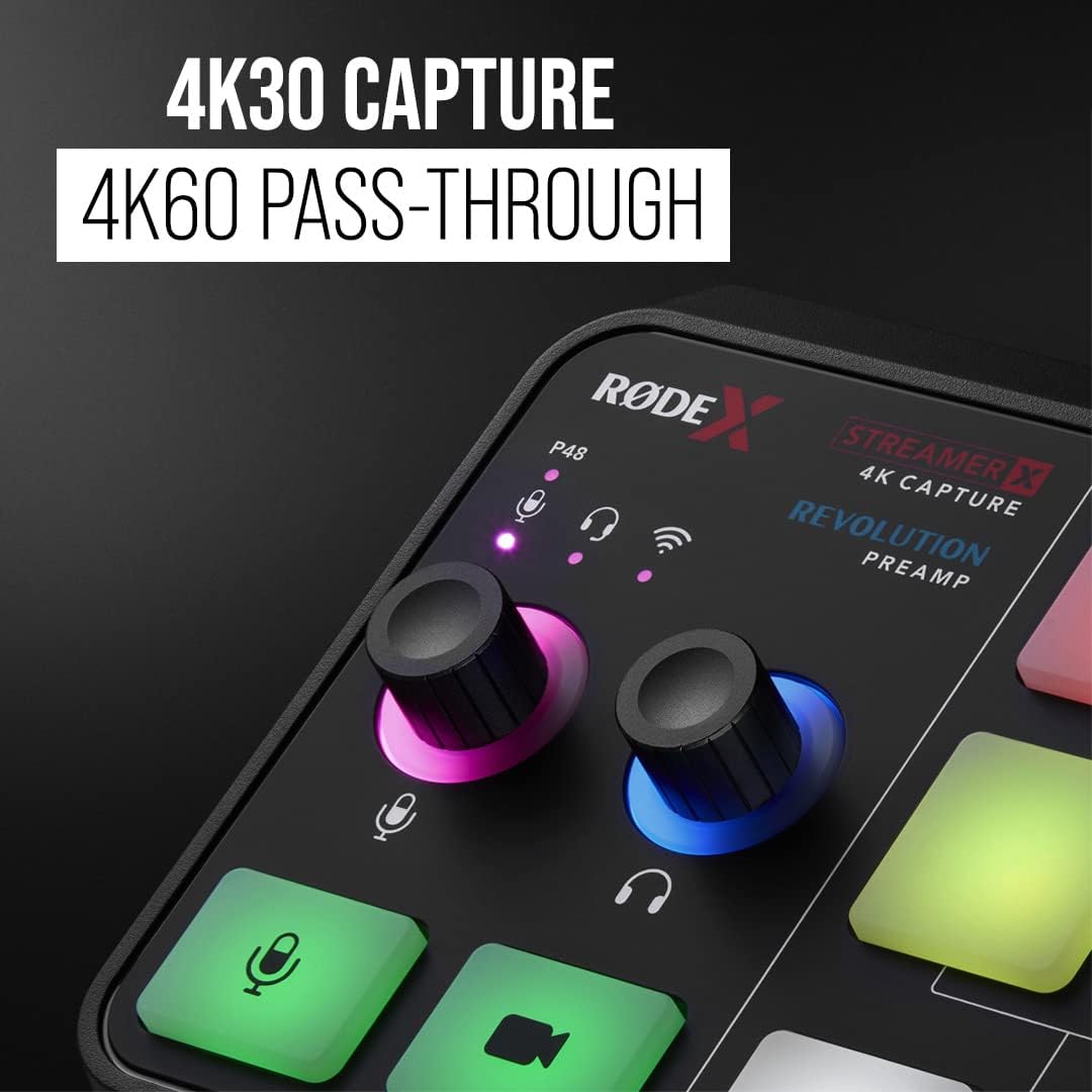 Rode STREAMERX Audio Interface & 4K Capture Card