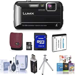 Panasonic DMC-TS30 Lumix Waterproof Digital Camera Bundle