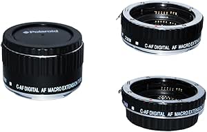Polaroid PL-EXTC-5 Auto Focus Macro Extension Tube Set Canon EOS
