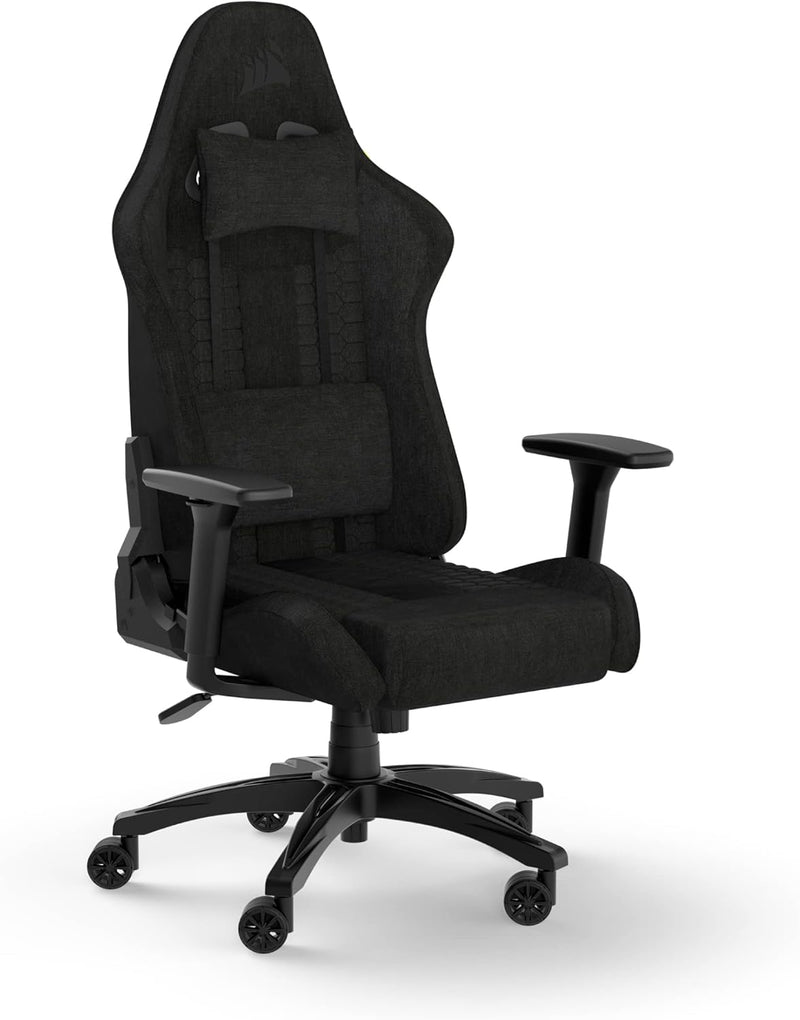 Corsair CF-9010051-WW TC100 Relaxed Fabric Gaming Chair - Black — main product image