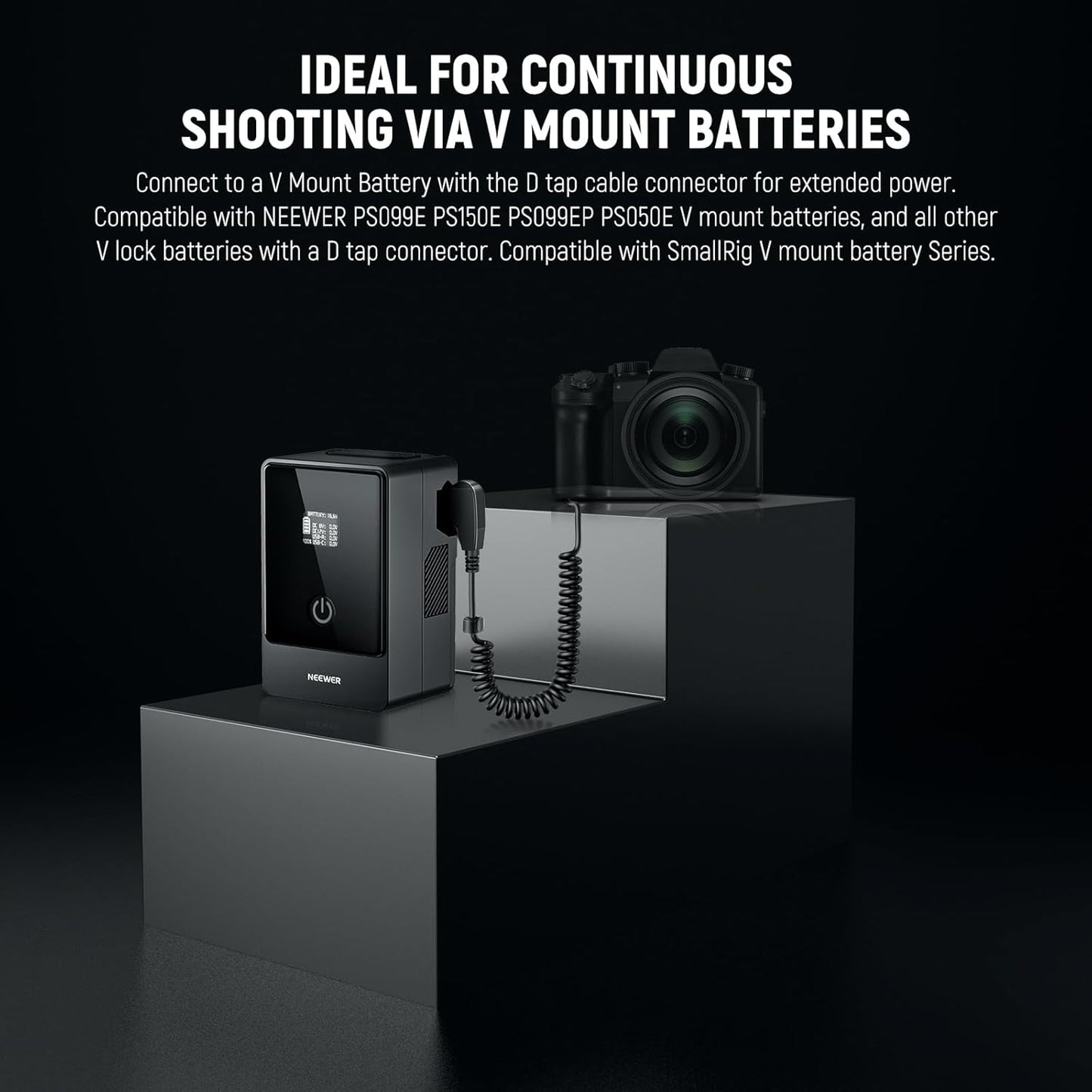 Neewer 10104300 D-Tap to DMW-BLC12 Dummy Battery