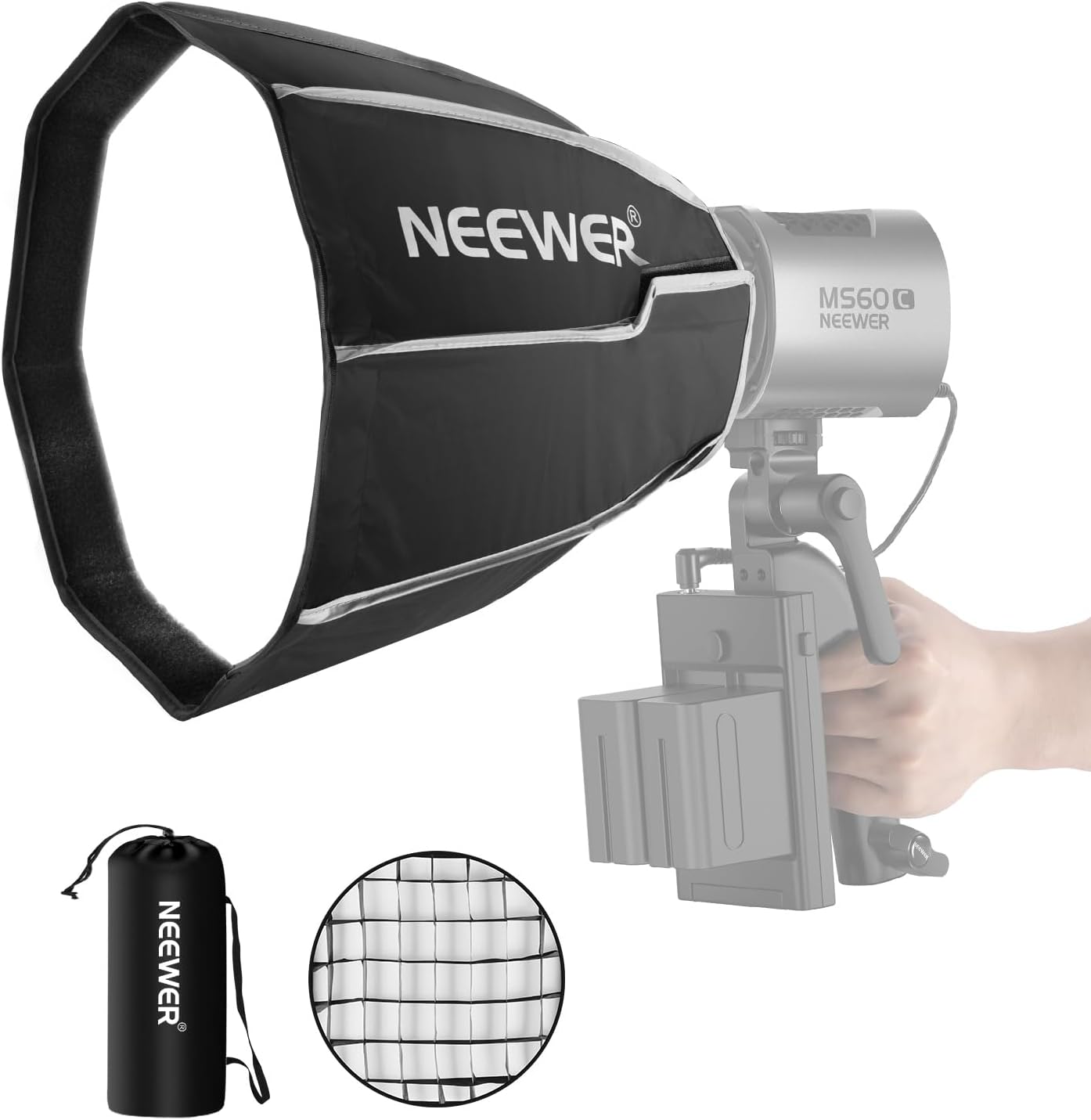 Neewer 10103084 Octagonal Softbox with Neewer Mount