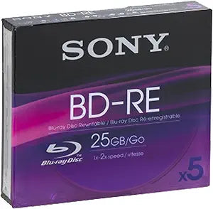 Sony 99999 BD-RE 25GB Slimcase Disc — main product image