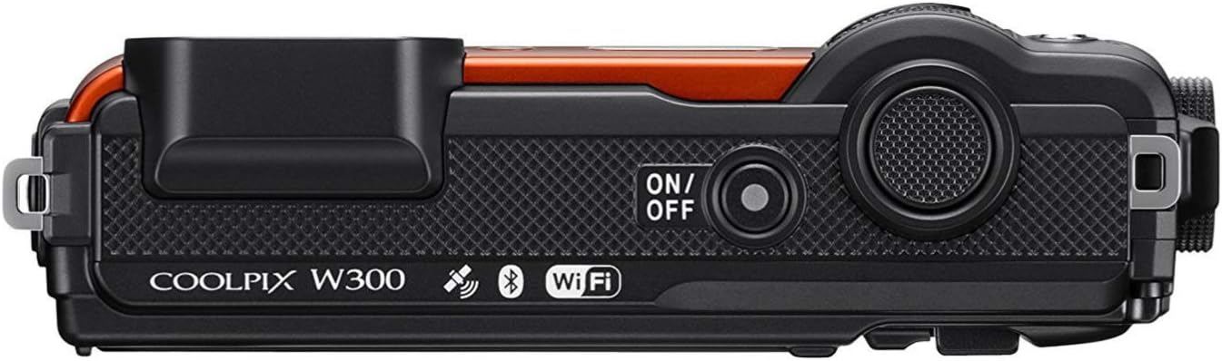 Nikon 26524 W300 Waterproof Underwater Digital Camera Orange