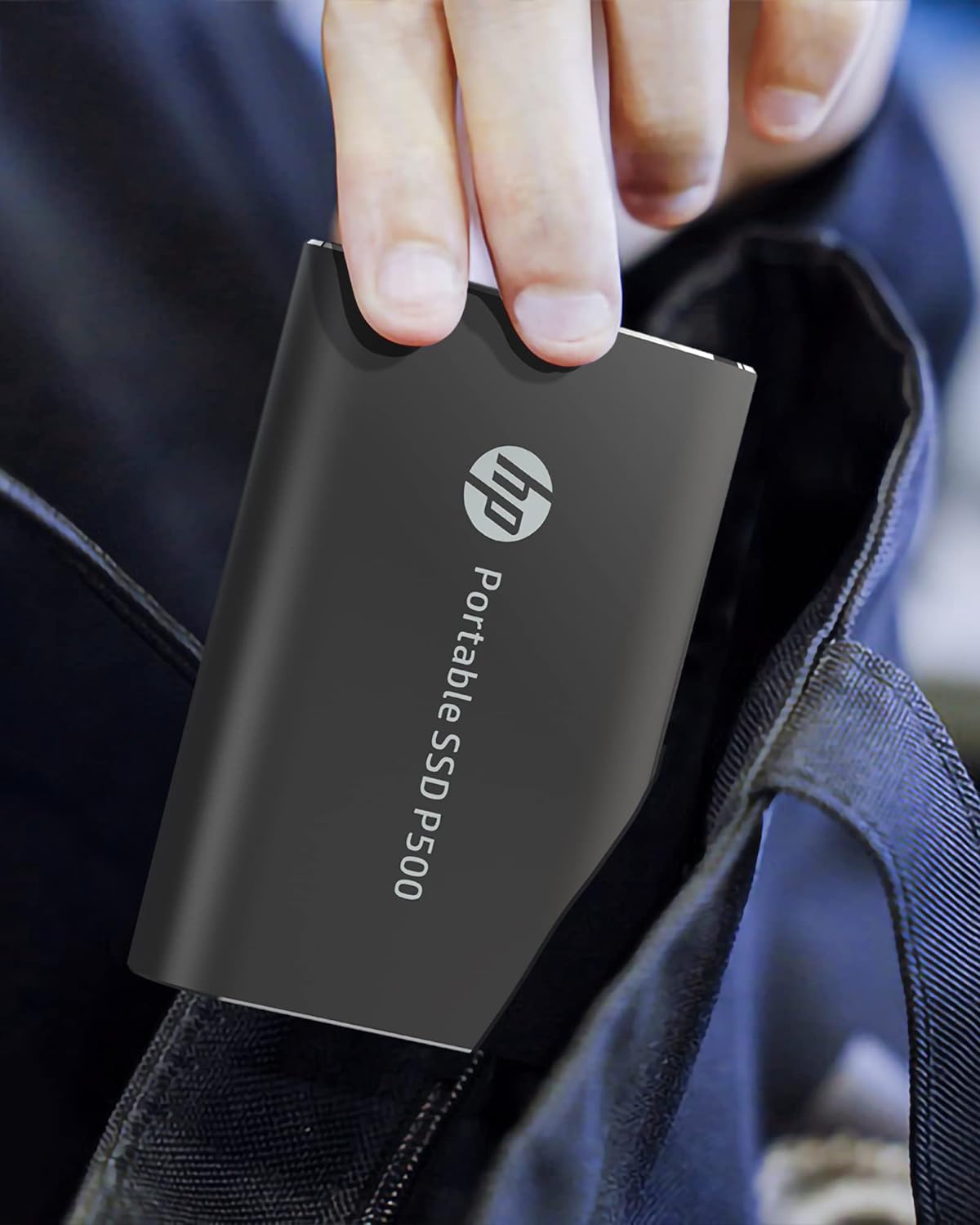 HP CPSD81GS1E40-500-Blk P500 500GB USB-C SSD Portable