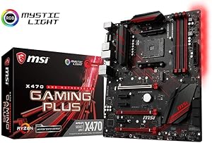MSI X470GPLUS AMD X470 Ryzen Gaming Motherboard (Renewed)