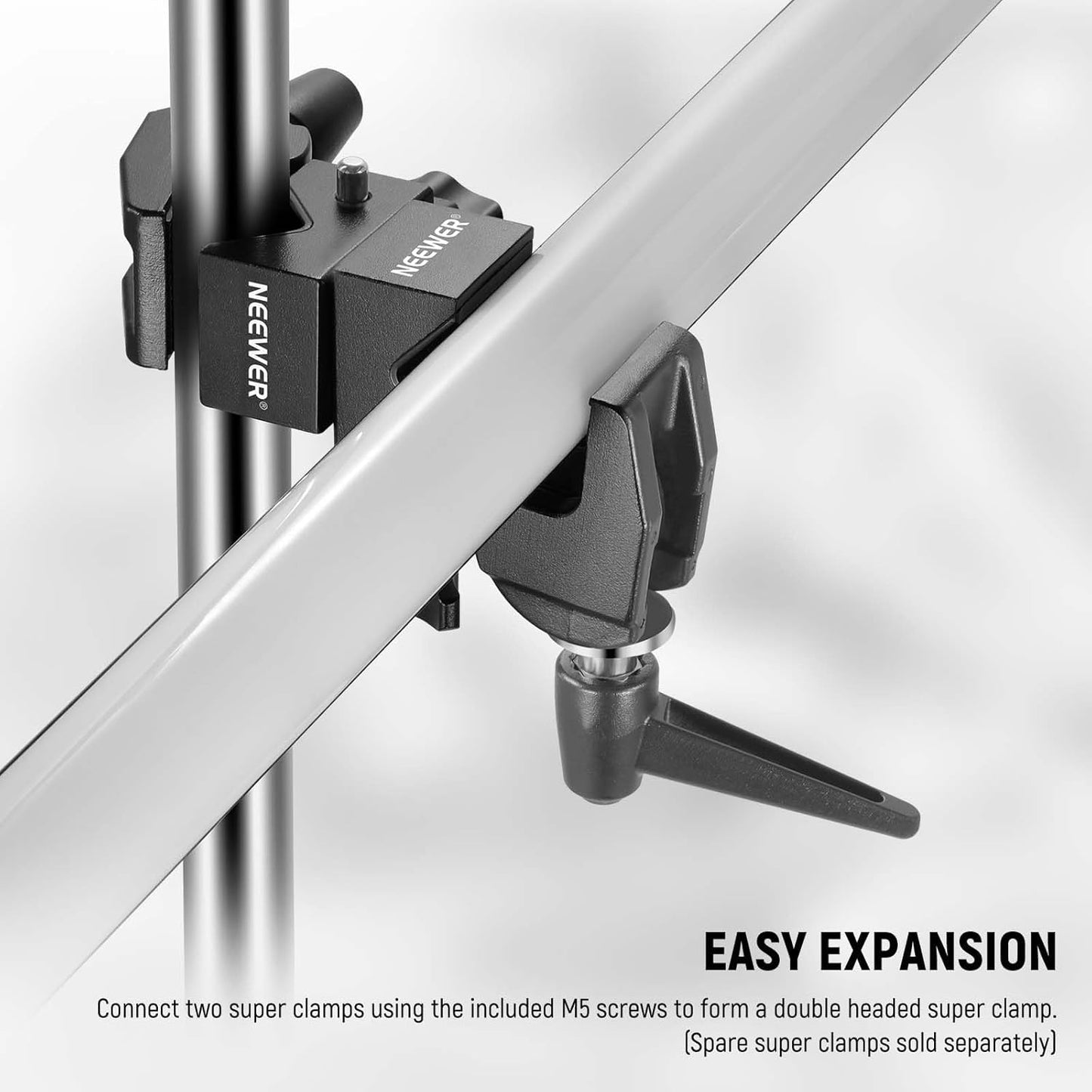 Neewer 10103789 Super Clamp with 5/8" Stud 2-Pack