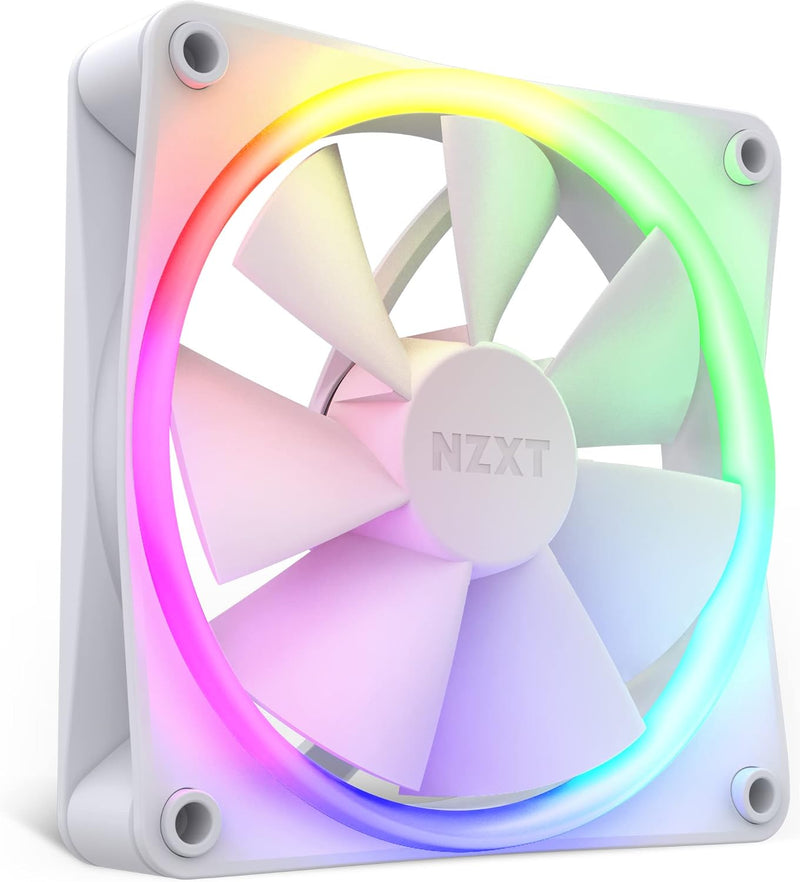 NZXT RF-R12SF-W1 F120 RGB White 120mm Fan — main product image