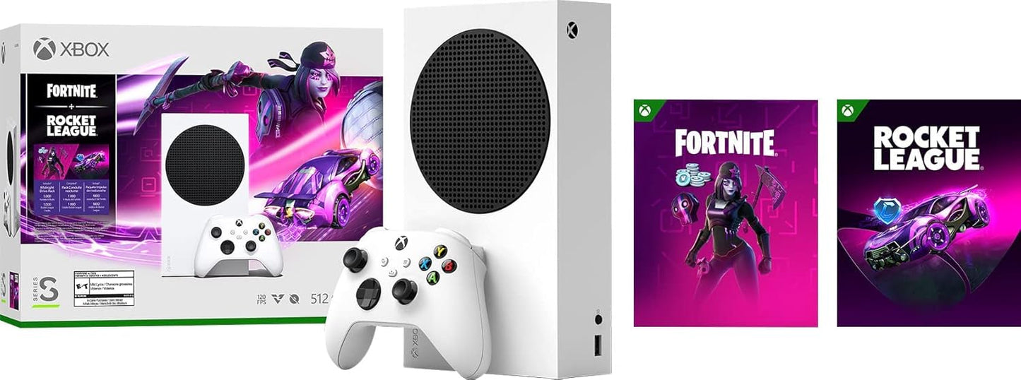 Microsoft Xbox Series S Fortnite/Rocket League Bundle (Renewed)