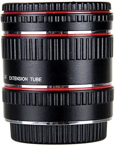 Neewer 10069812 Metal Macro Extension Tube Set Canon EOS