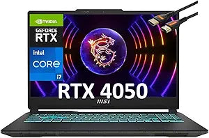 MSI Cyborg 15 i7-13620H RTX 4050 Gaming Laptop 144Hz