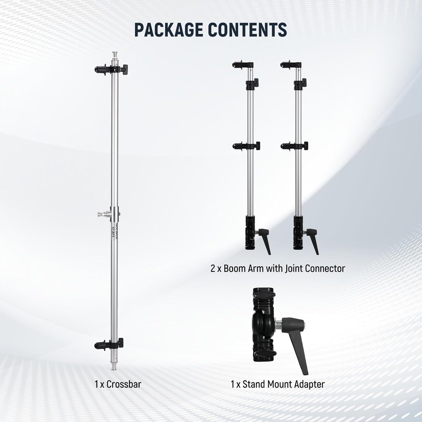 Neewer Triple Reflector Holder for Photography Stand ST-RF3