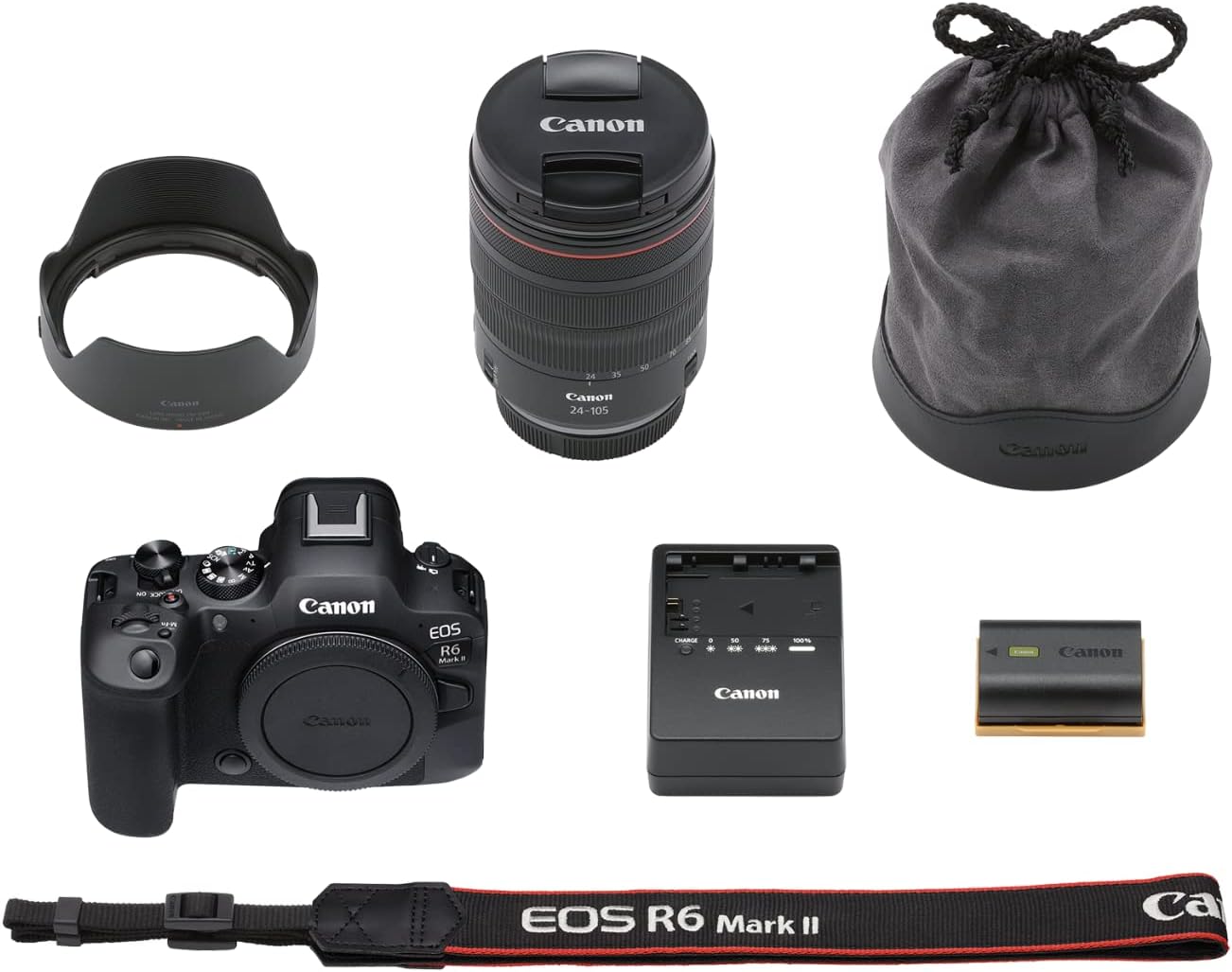 Canon EOS R6 Mark II Camera with RF24-105mm Lens