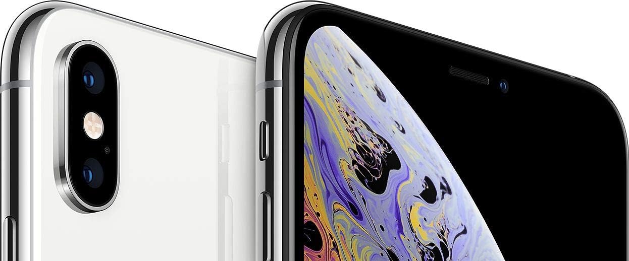 Apple iPhone XS Max 256GB Silver GSM Unlocked Renewed
