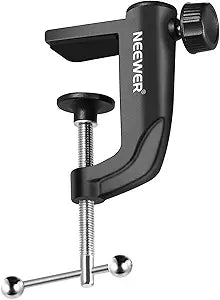Neewer 40089938 Metal Table Clamp Mic Stand Mount