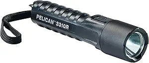 Pelican 3310R Rechargeable LED Flashlight - Black — main product image